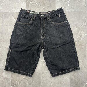 Vintage Johnny Blaze Jean Shorts Mens 36 y2k Denim Jorts Baggy Loose Hip Hop Rap